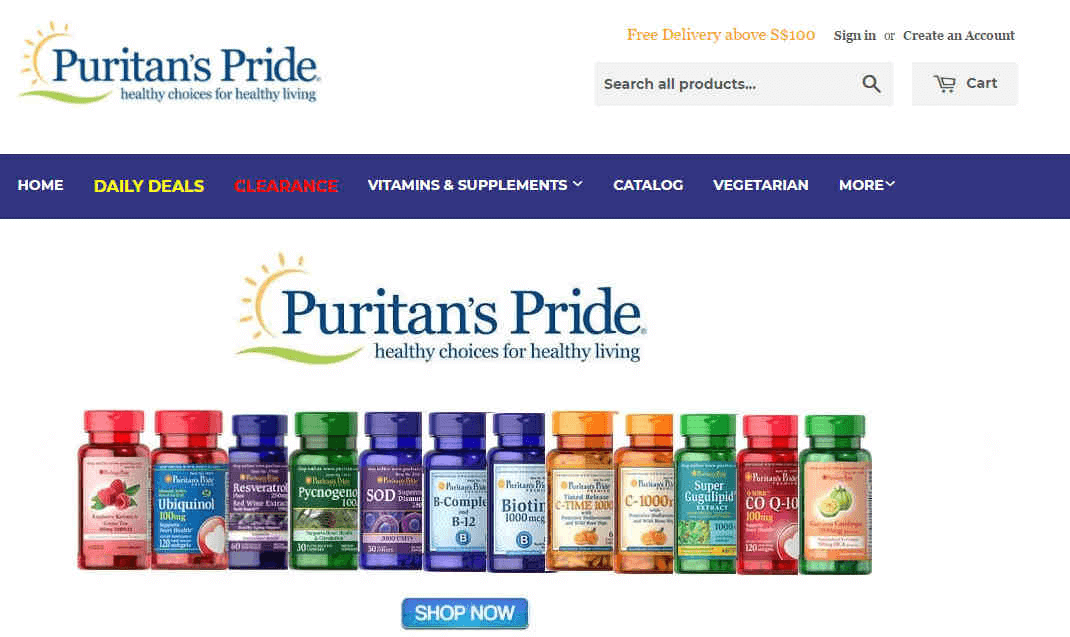 Puritan's Pride优惠码2024 普瑞登官网黑五全场自营保健产品低至2.5折+买1送2回归满额免邮